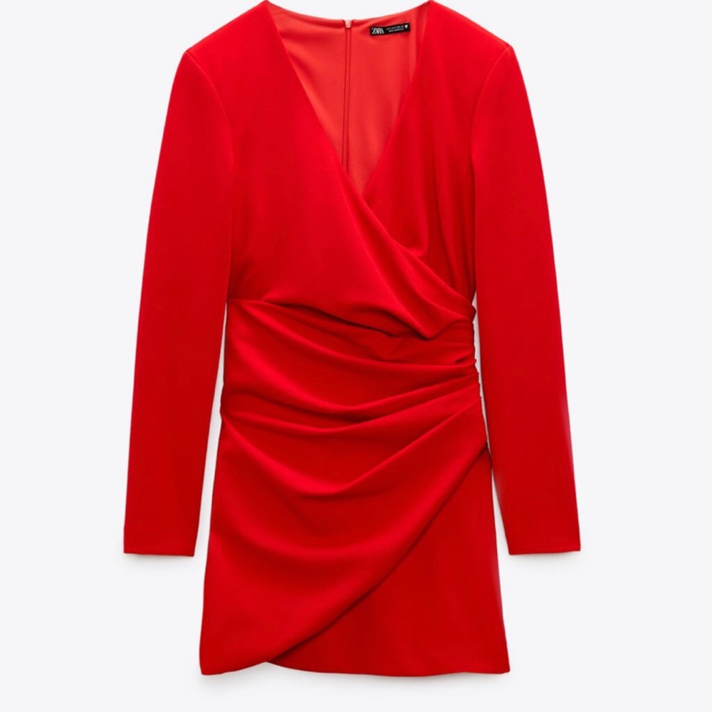 Draped dress